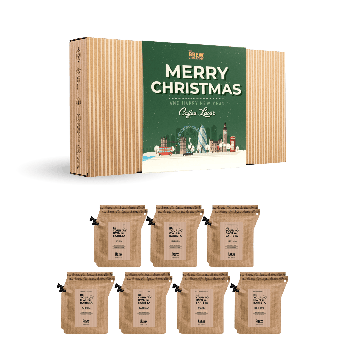 Frohe Weihnachten Spezialitäten Kaffee Geschenkbox-4