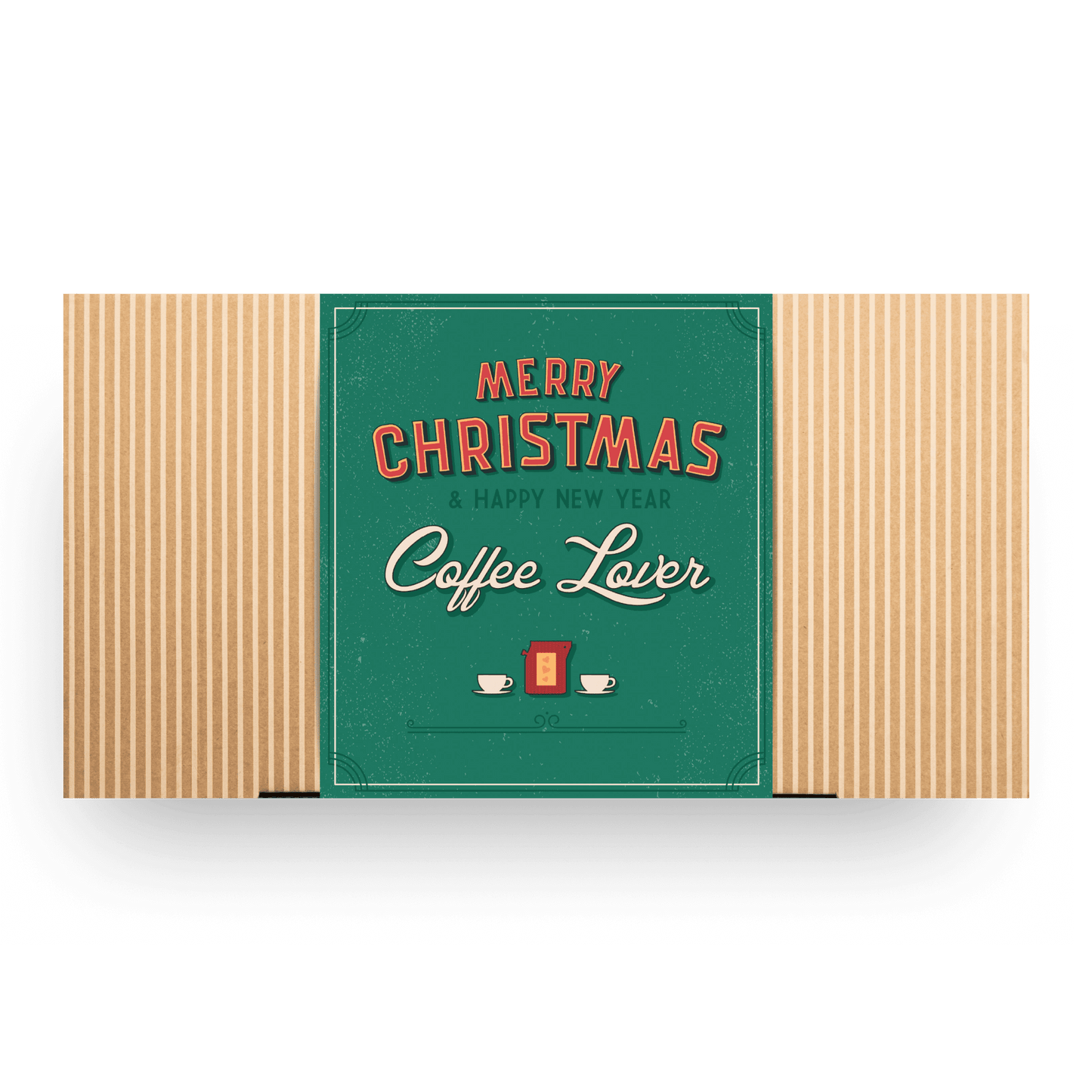 Frohe Weihnachten Retro Kaffee Geschenkbox-3