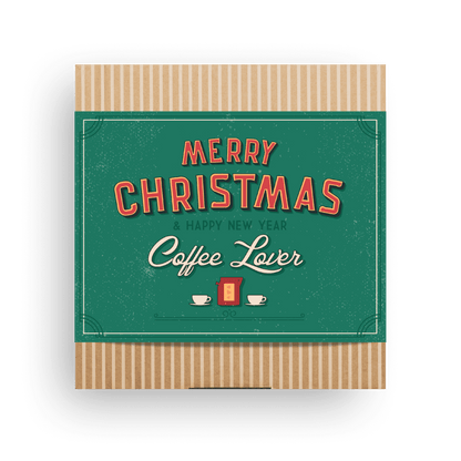 Frohe Weihnachten Retro Kaffee Geschenkbox-1