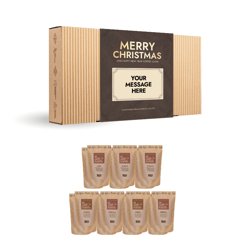 Personalisierbare Kaffeebohnen Weihnachtsgeschenkbox-3