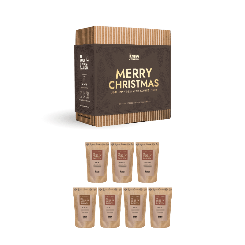 Kaffeebohnen Weihnachtsgeschenkbox-1