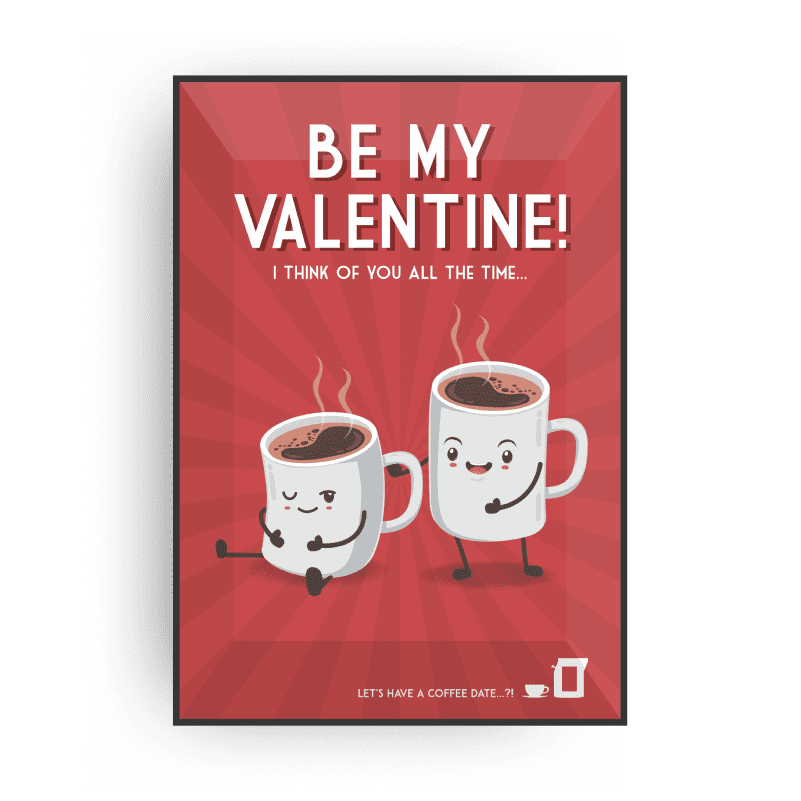 VALENTINSTAG KAFFEE & TEE GRUSSKARTEN INKL. 2 KAFFEEBEREITER-4